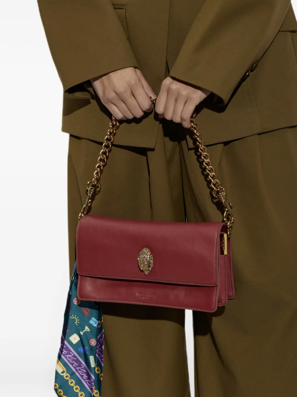 Kurt Geiger London Sloan Soft schoudertas Rood