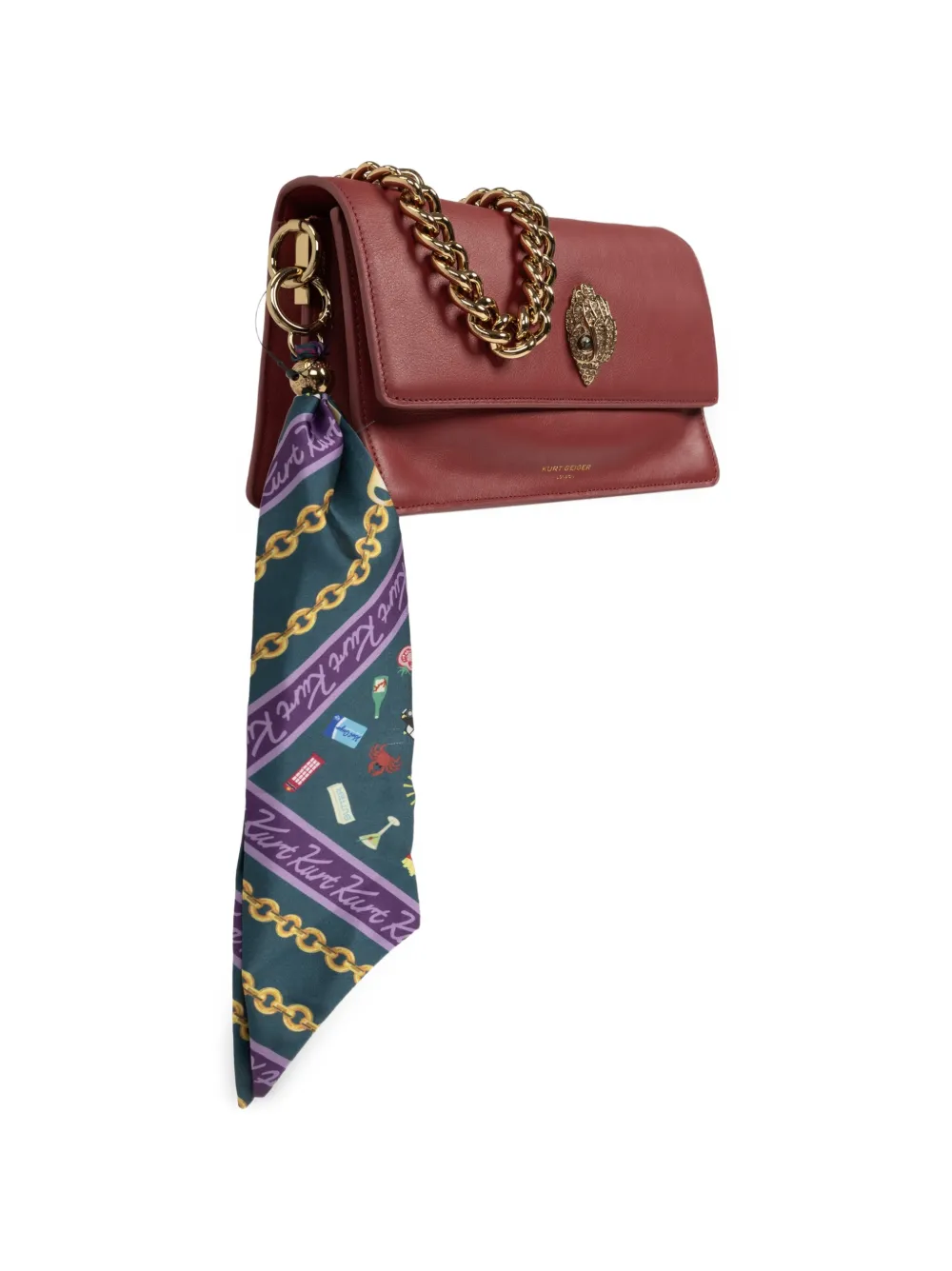 Kurt Geiger London Sloan Soft schoudertas Rood