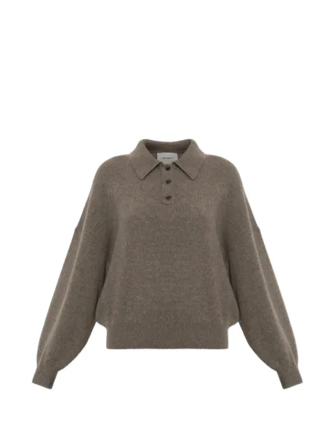 Lisa Yang Etta long-sleeve polo shirt