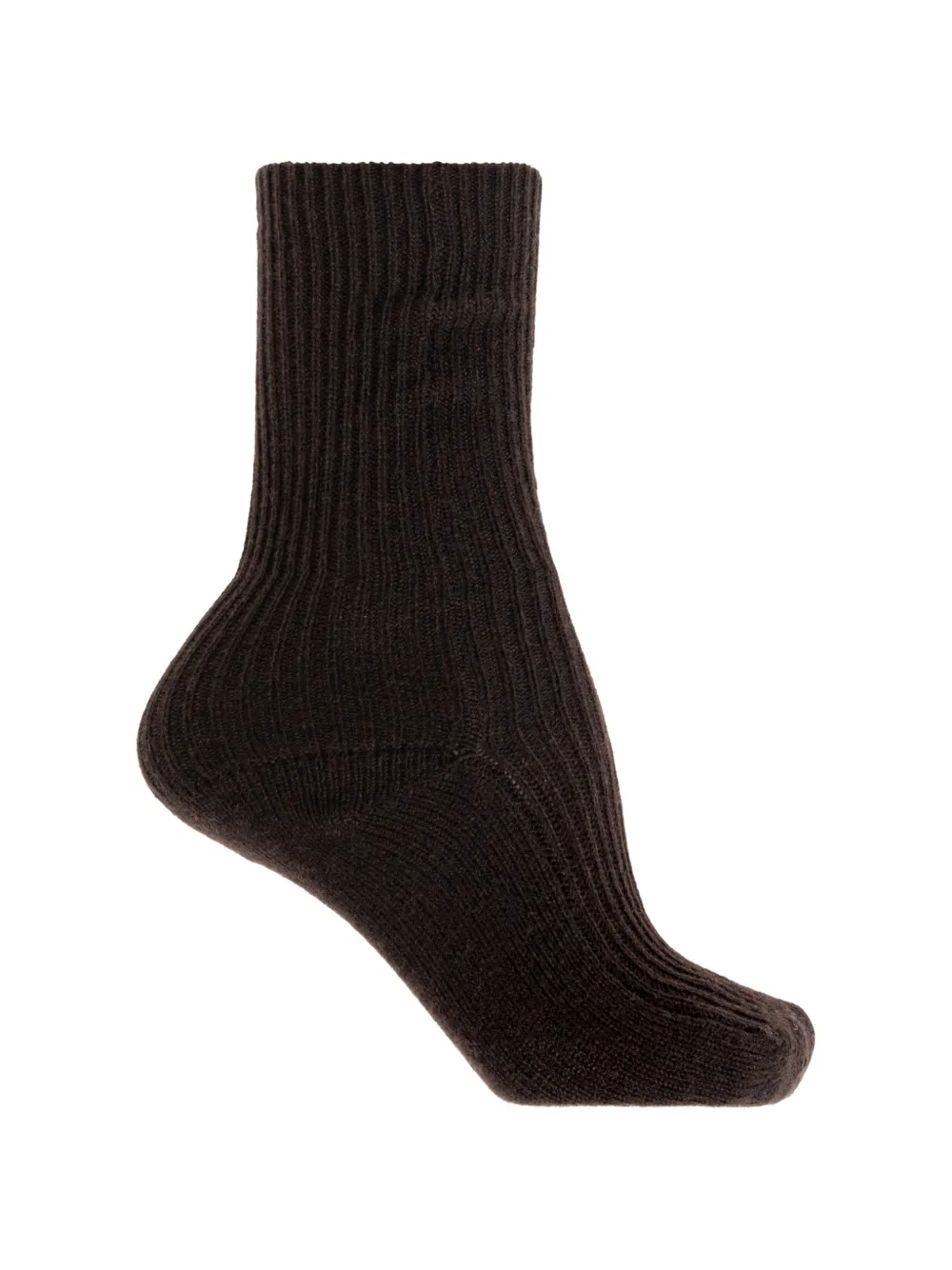 Lisa Yang Zera ribbed socks - Marrone
