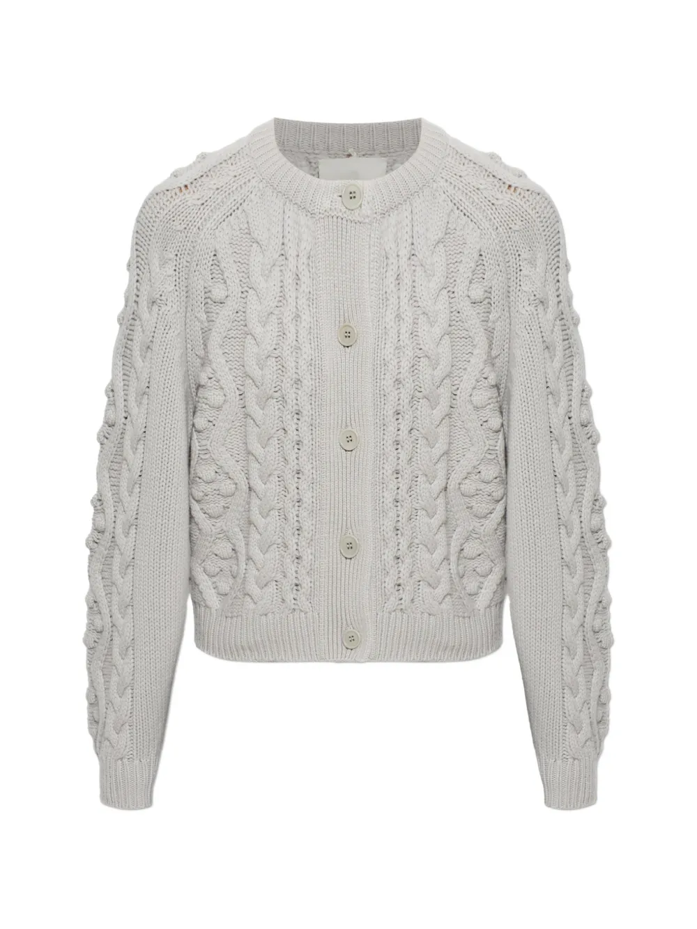 Lisa Yang Winroe cable-knit cardigan - Grigio