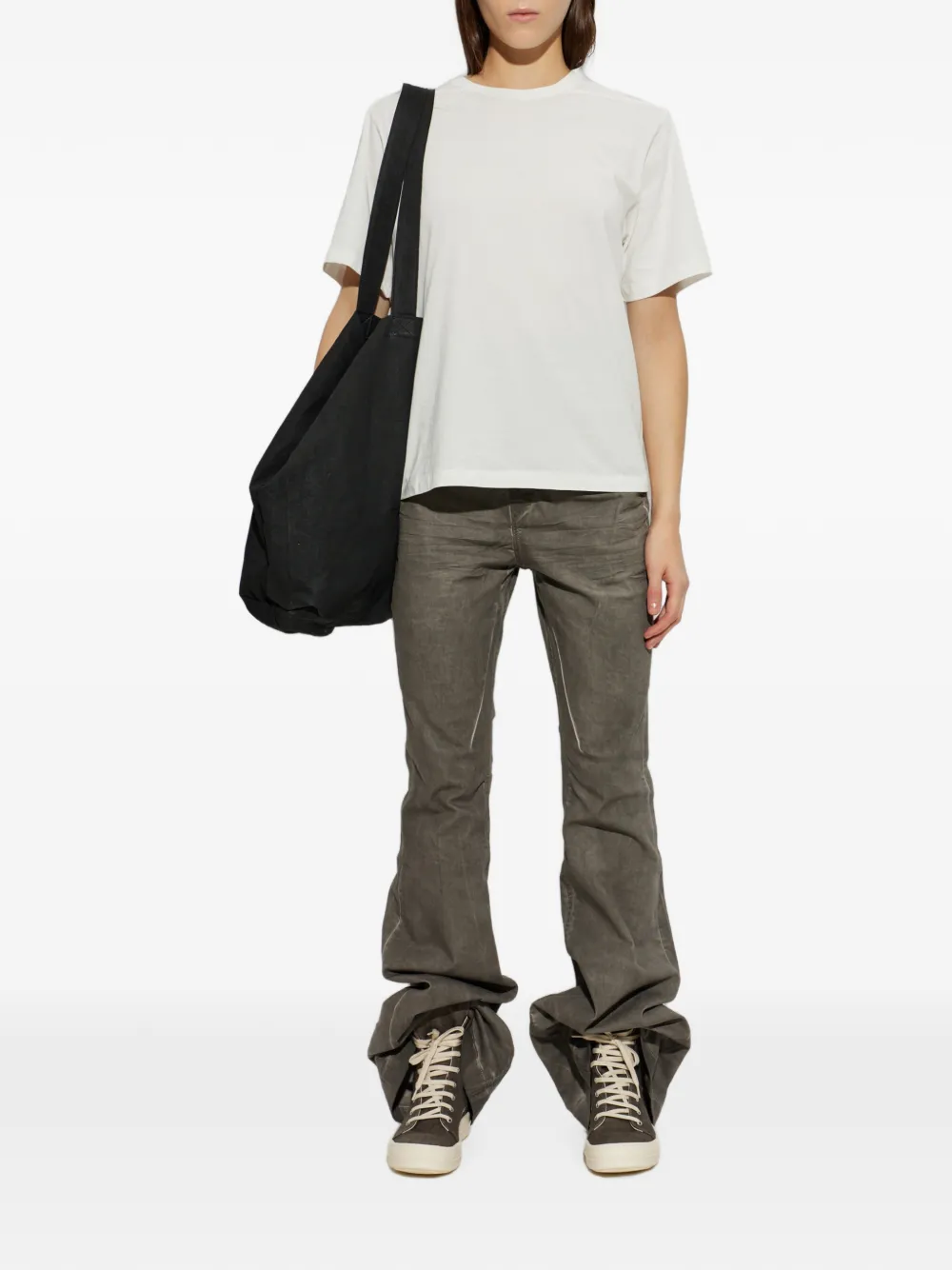 Rick Owens T-shirt met ronde hals Wit