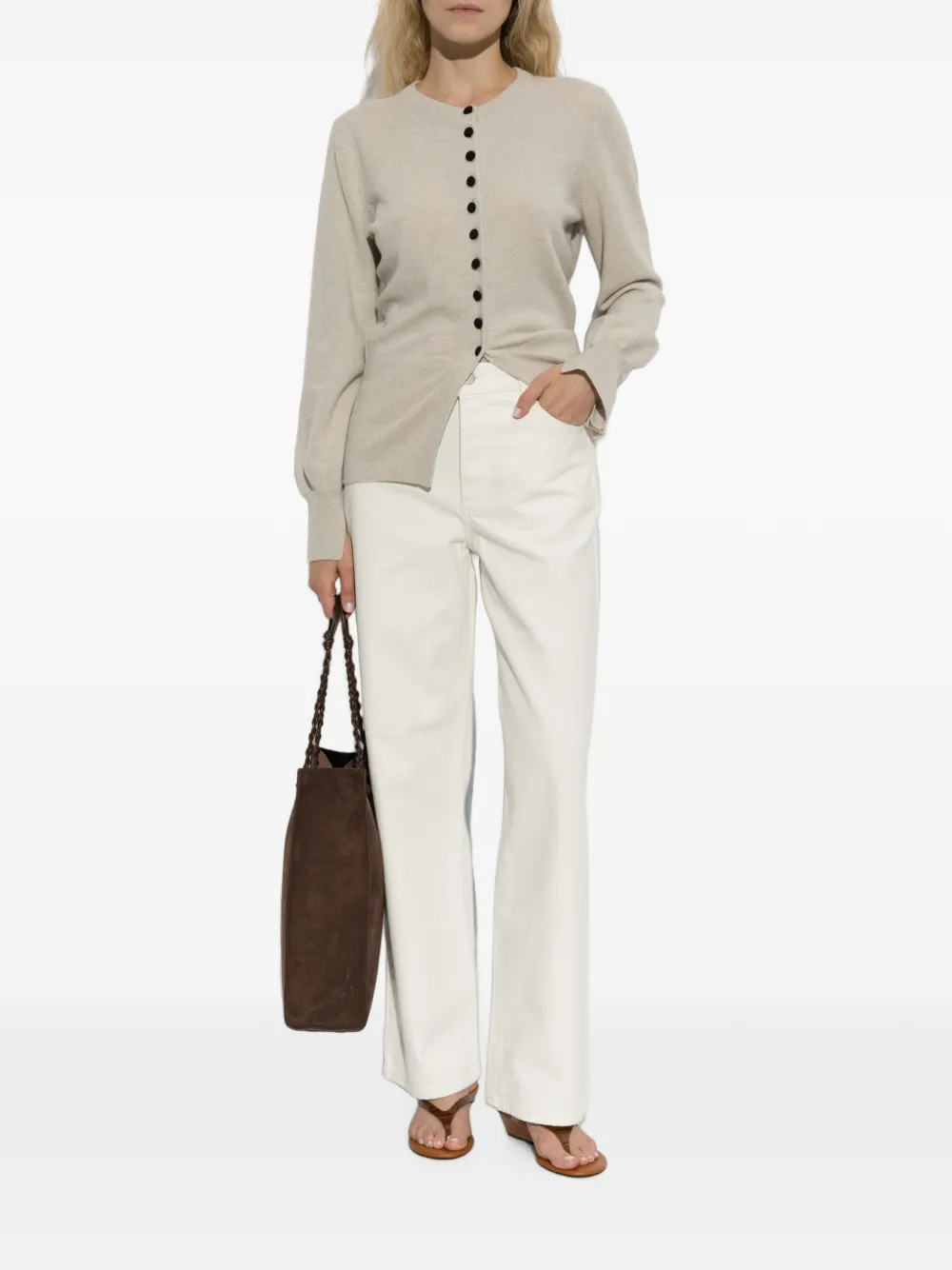 Lisa Yang Maven kasjmier vest Beige