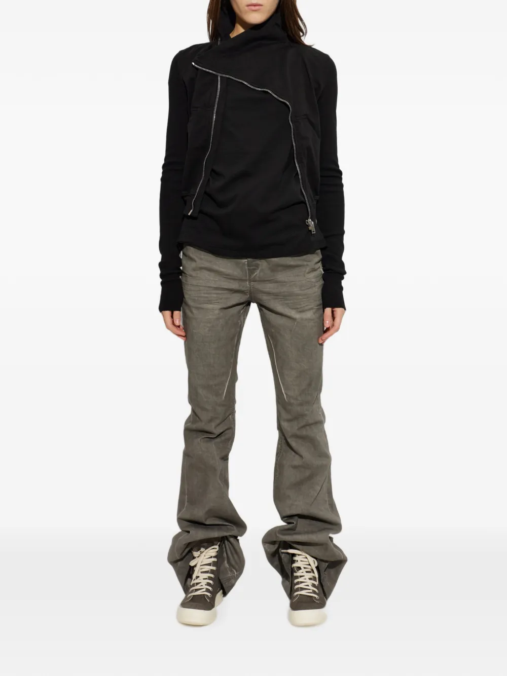 Rick Owens DRKSHDW Small Level T-shirt Zwart