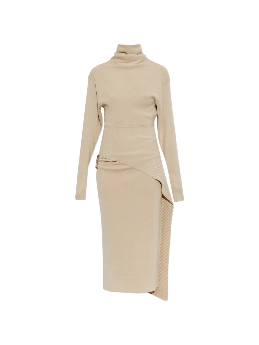 Lanvin wool and cashmere midi dress - Nude
