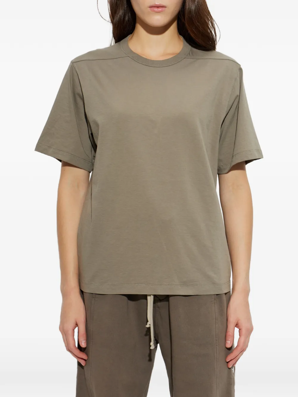 Rick Owens T-shirt met ronde hals Groen