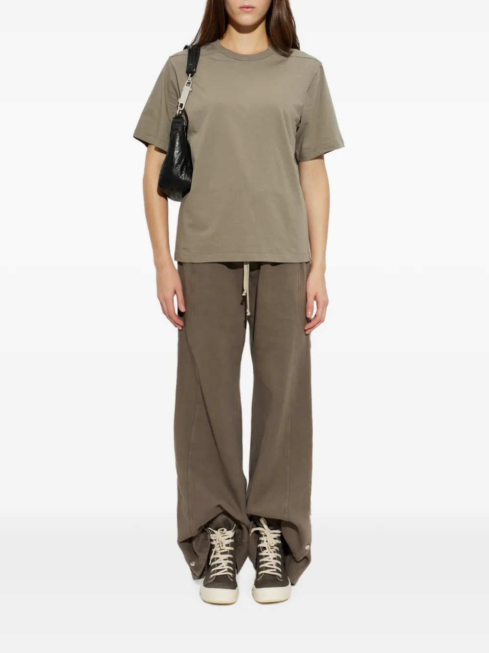 Rick Owens T-shirt met ronde hals Groen