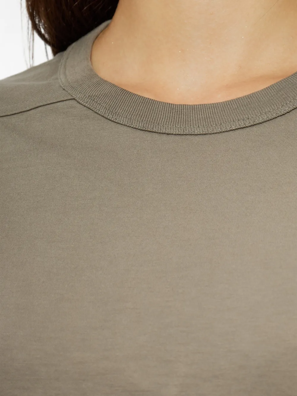 Rick Owens T-shirt met ronde hals Groen