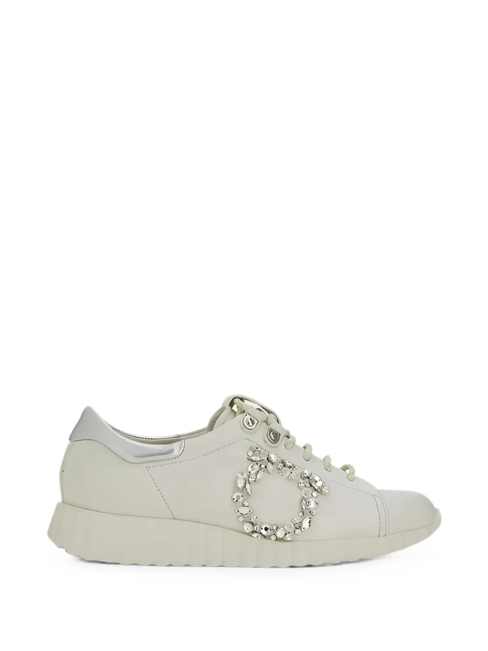 Ferragamo Gancini crystal-embellished sneakers