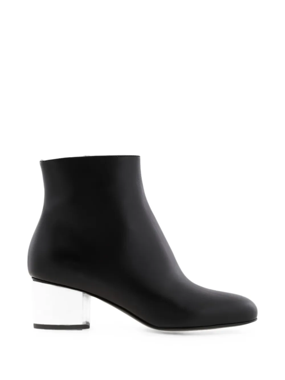 Ferragamo block-heel ankle boots Zwart