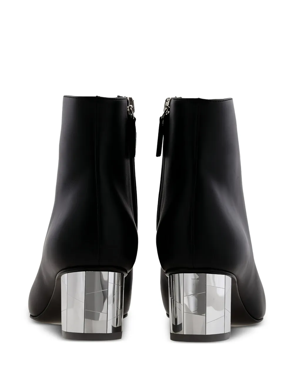 Ferragamo block-heel ankle boots Zwart