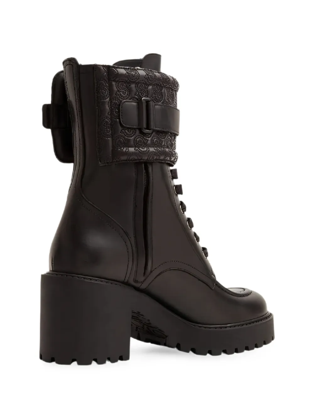 Ferragamo Shiraz lace-up boots Zwart