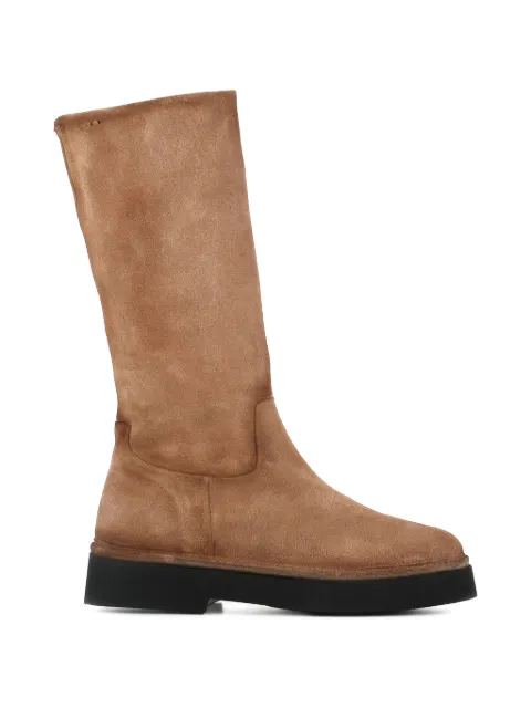 Alexander Hotto suede side-zip boots