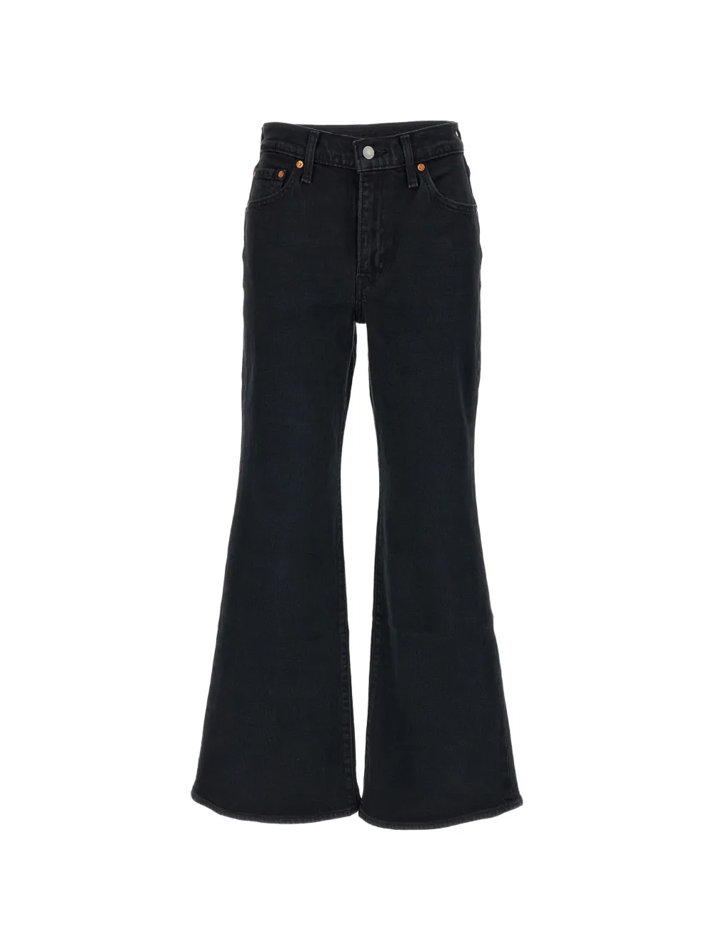 Levi's high-waisted flared jeans - Nero