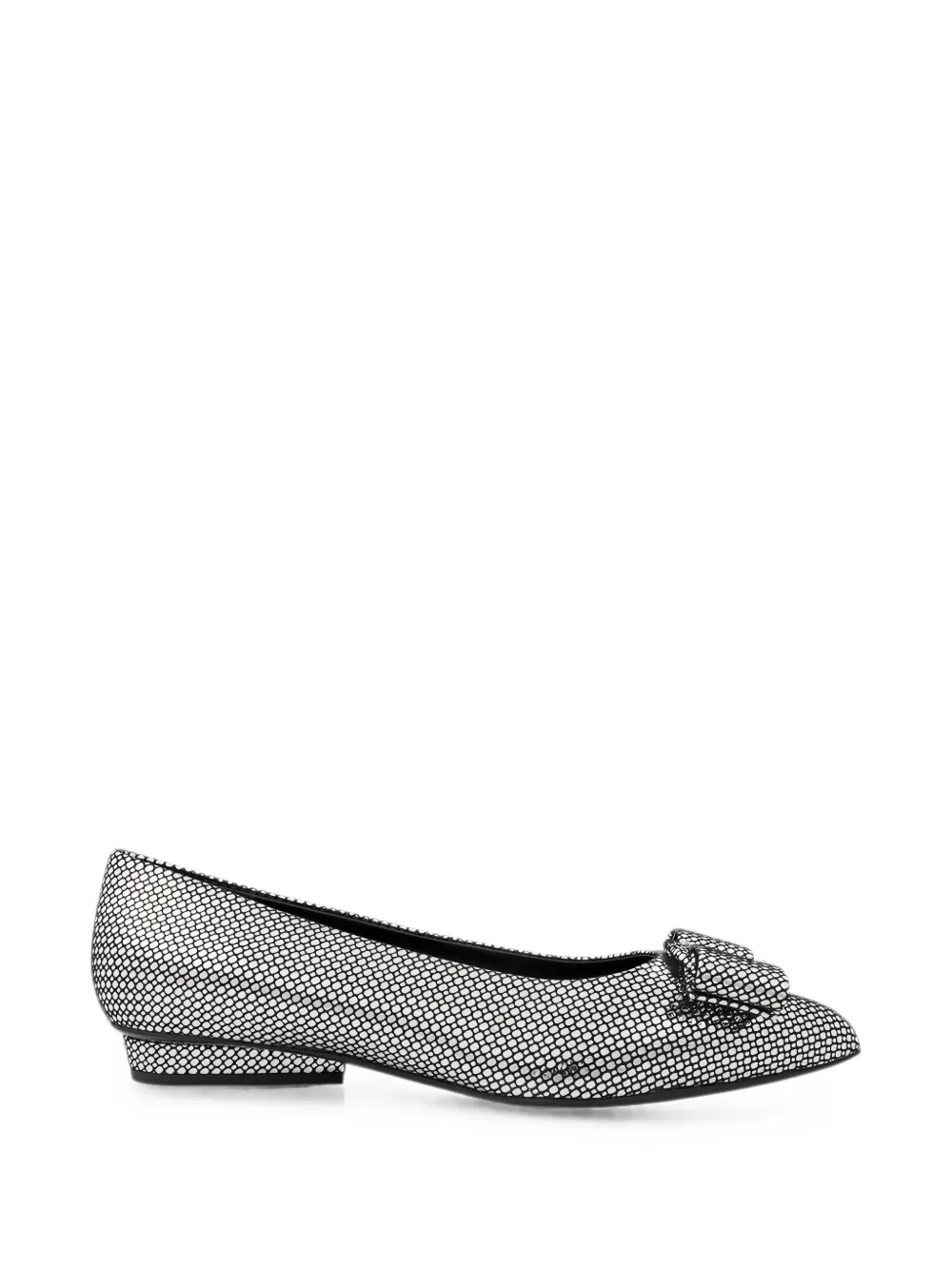 Ferragamo Viva bow-detail flat pumps