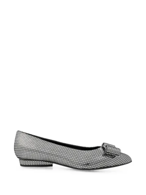 Ferragamo Viva bow-detail flat pumps