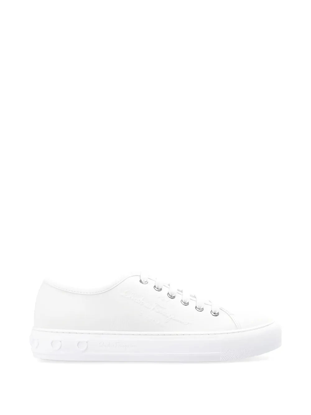 Ferragamo Mediterranean canvas sneakers