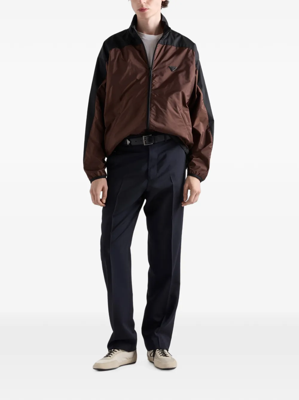 Prada Mohair wollen broek Blauw