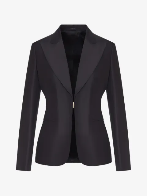Gucci fine silk faille jacket