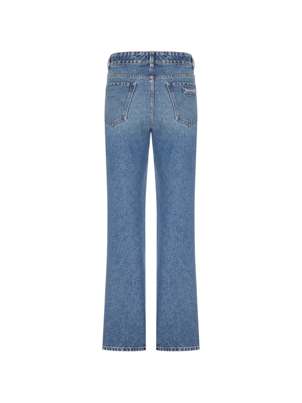 Miu Straight jeans Blauw