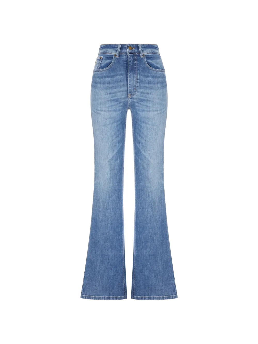 LOIS JEANS high-waisted flared jeans - Blu