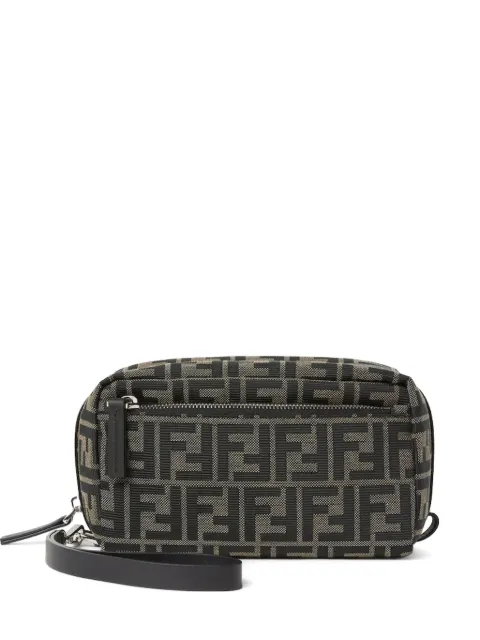 FENDI logo-jacquard wash bag