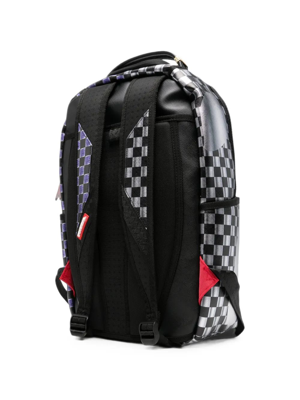 Sprayground Geruite rugzak met print Zwart
