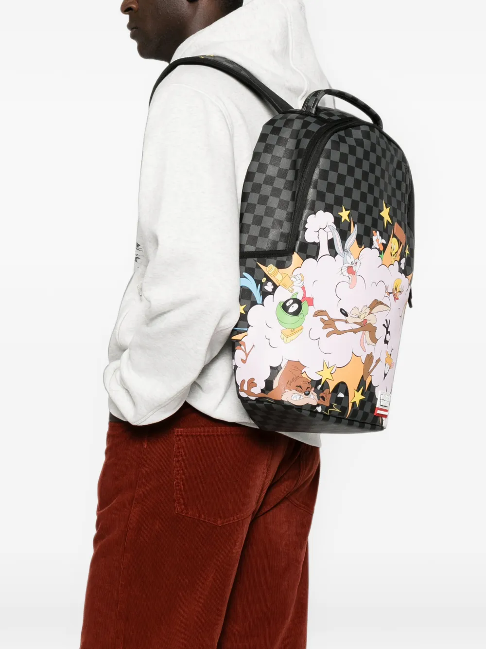 Sprayground Looney Tunes Fight Cloud rugzak Zwart
