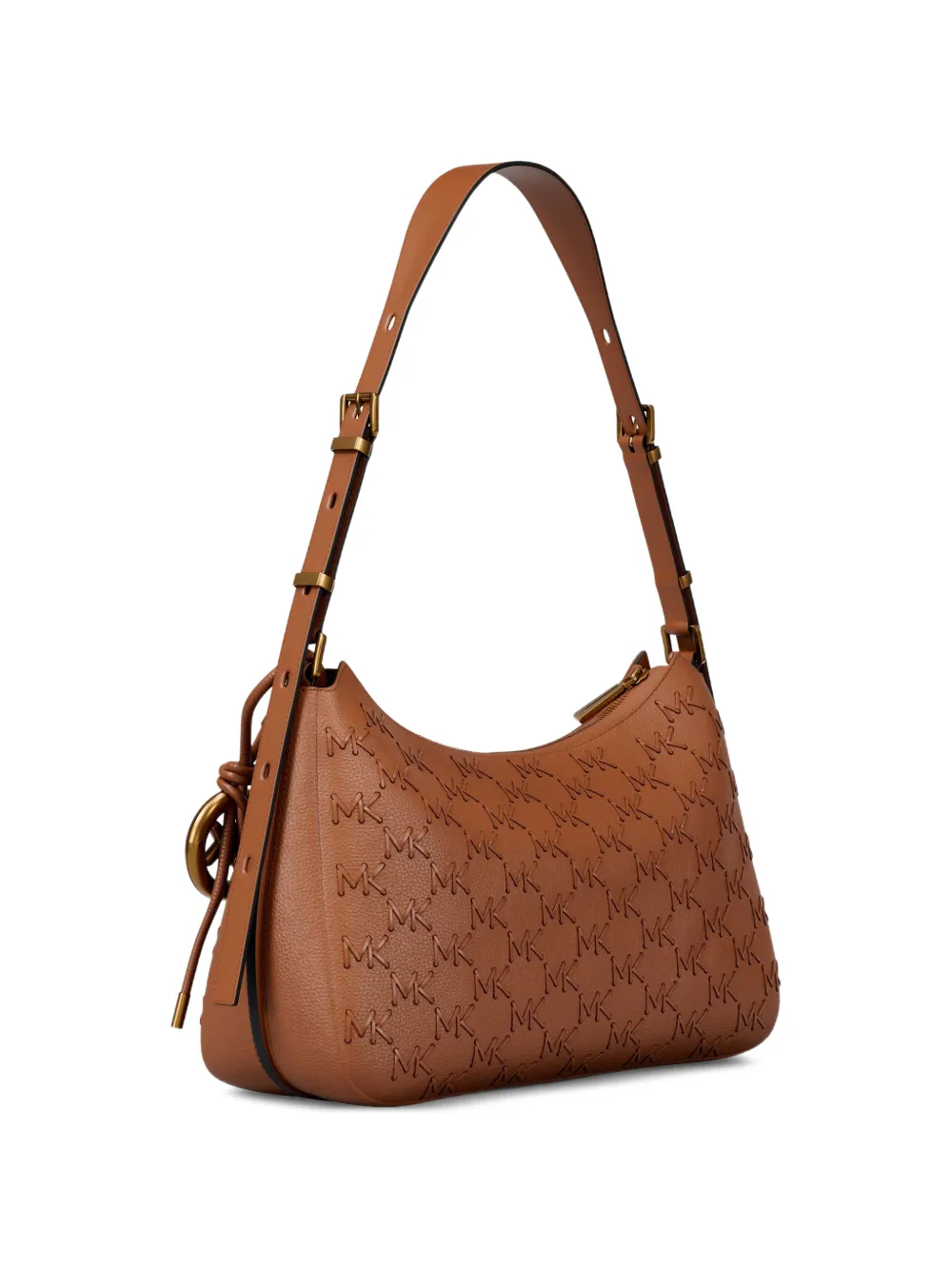 Michael Kors Medium Nolita leren schoudertas Bruin