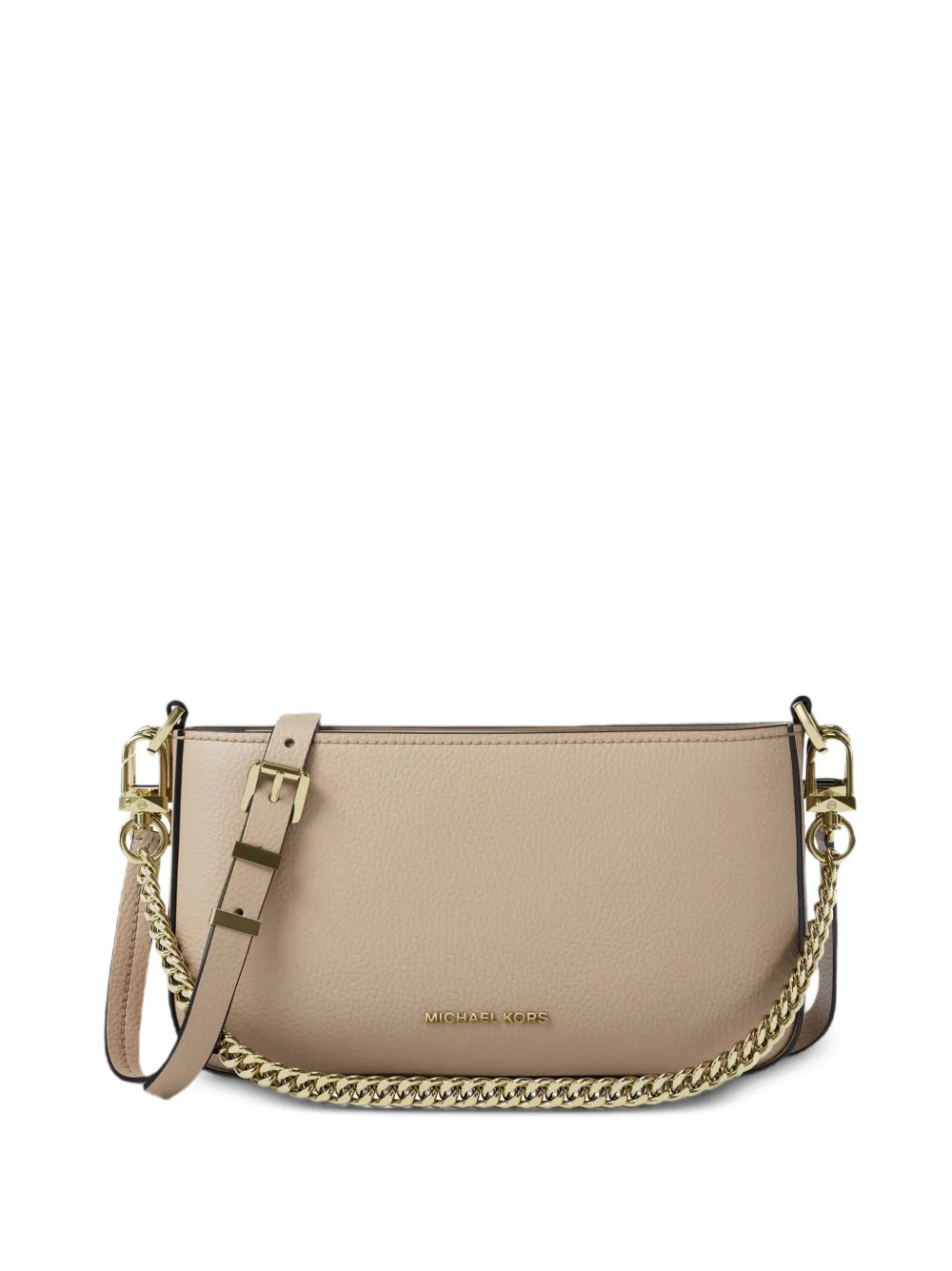 Michael Kors small Bryant pebbled shoulder bag Beige