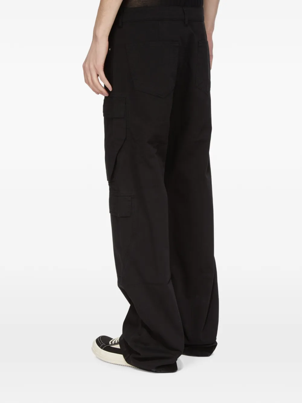Rick Owens DRKSHDW Tower dubbele cargo jeans van katoenen twill Zwart