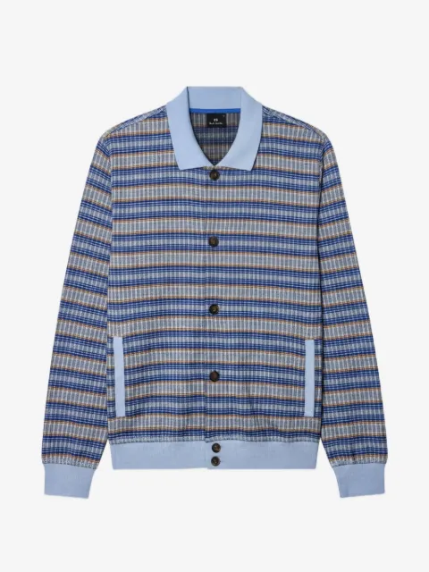 PS Paul Smith striped button-up cardigan
