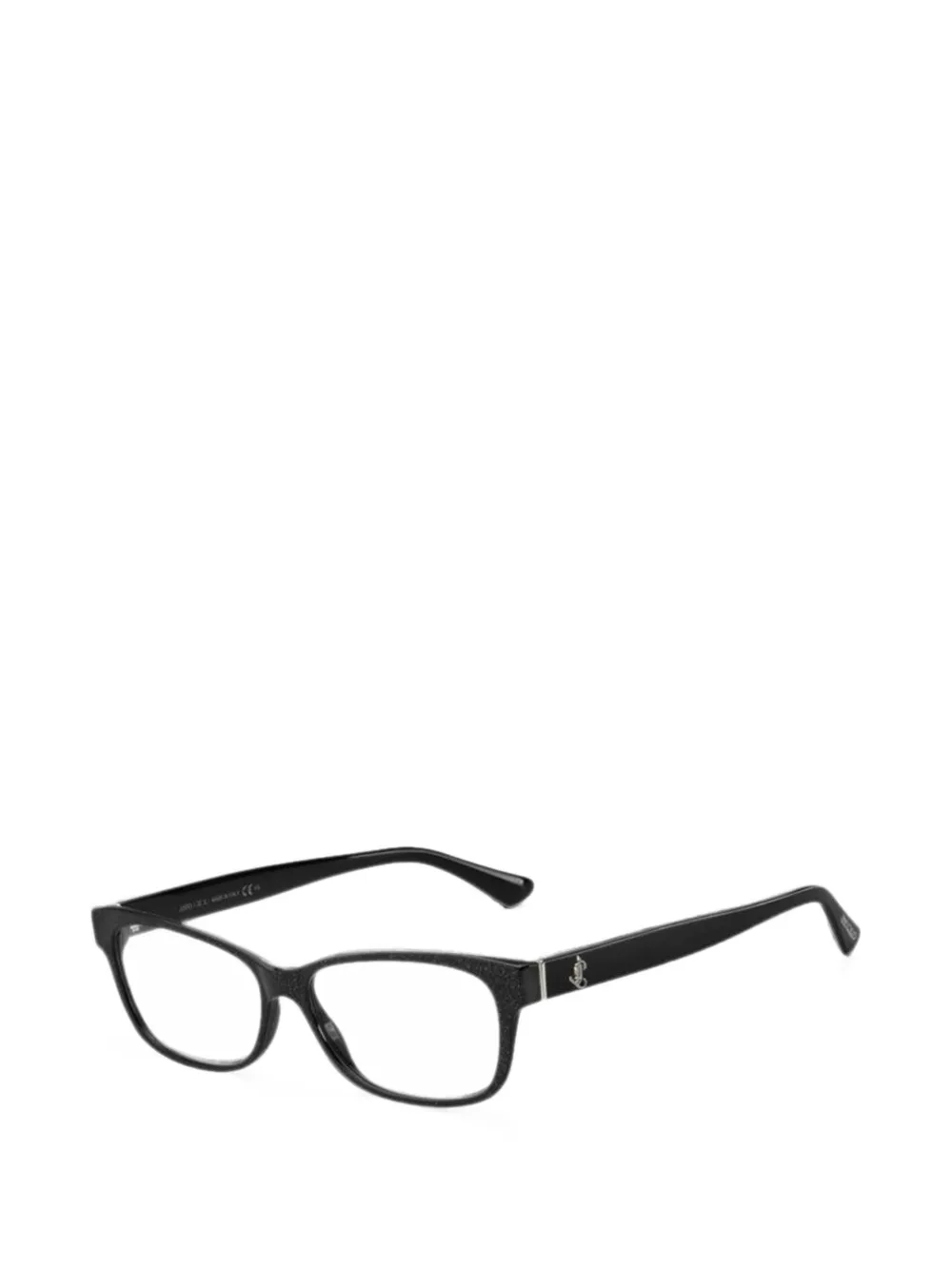 Jimmy Choo Eyewear Bril met glitters-effect en JC-logo Zwart