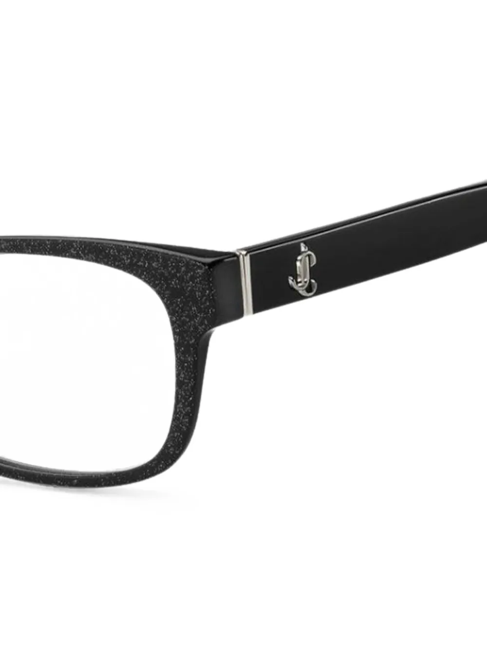 Jimmy Choo Eyewear Bril met glitters-effect en JC-logo Zwart