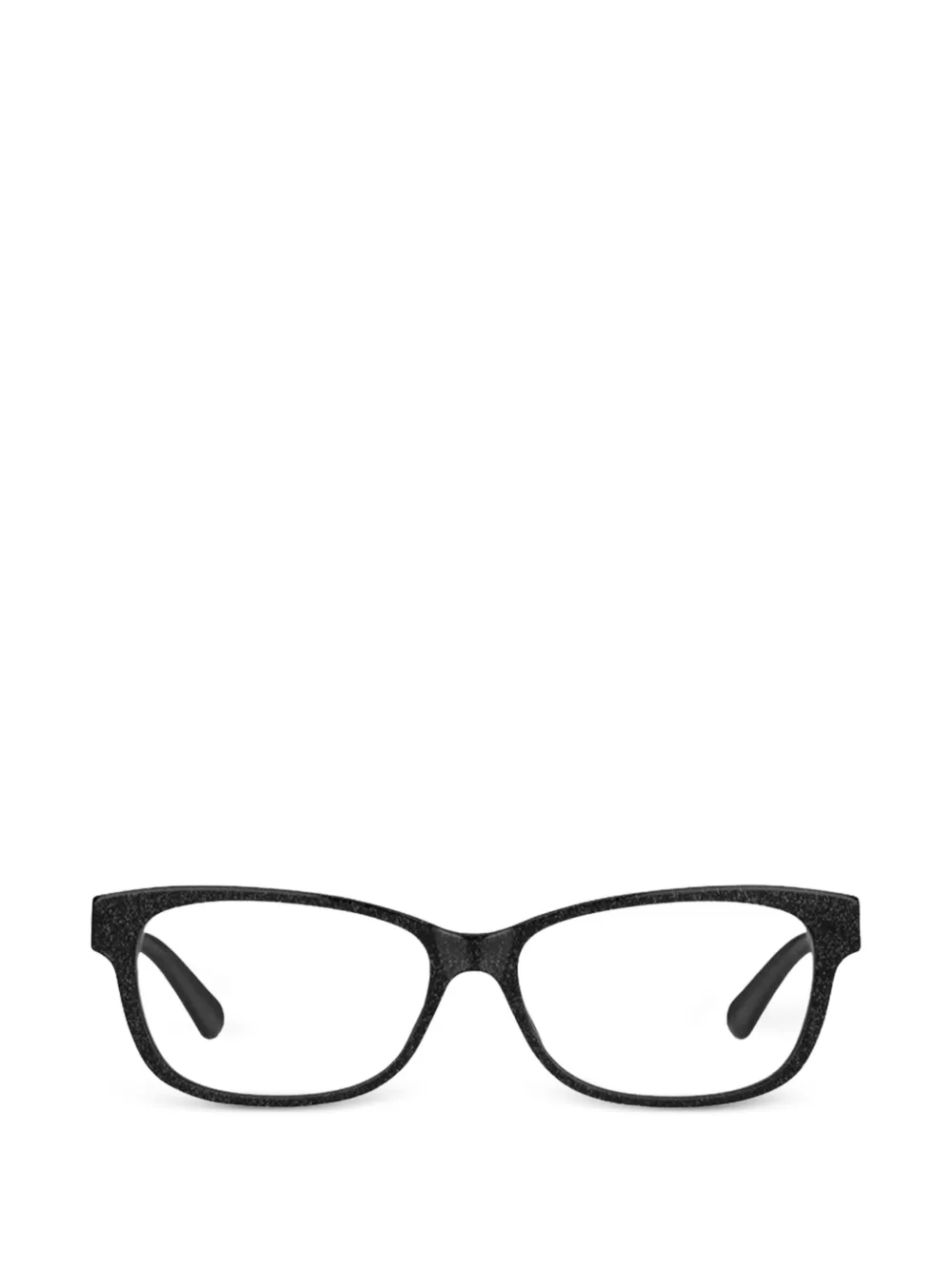 Jimmy Choo Eyewear Brille mit Glitter-Effekt - Schwarz