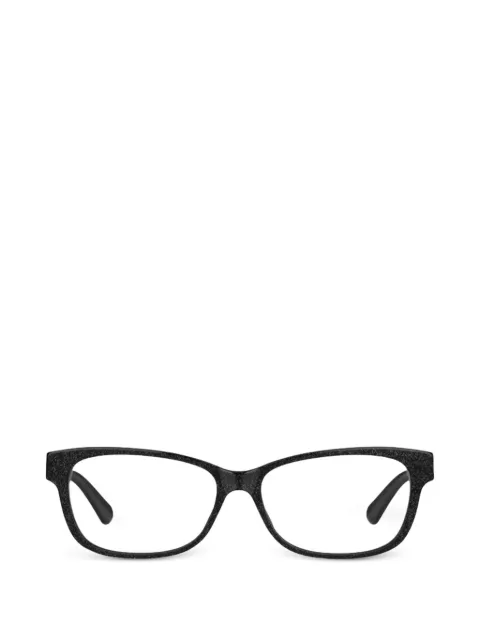 Jimmy Choo Eyewear glitter-effect JC logo glasses