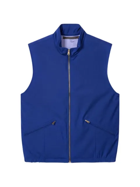 Paul Smith cobalt blue Storm System wool gilet
