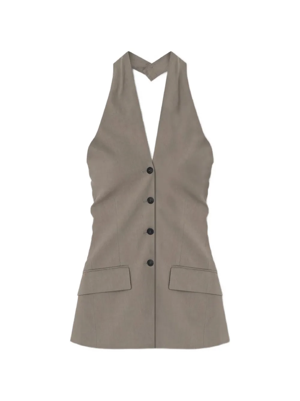 Nanushka Tarsila tailored halterneck top