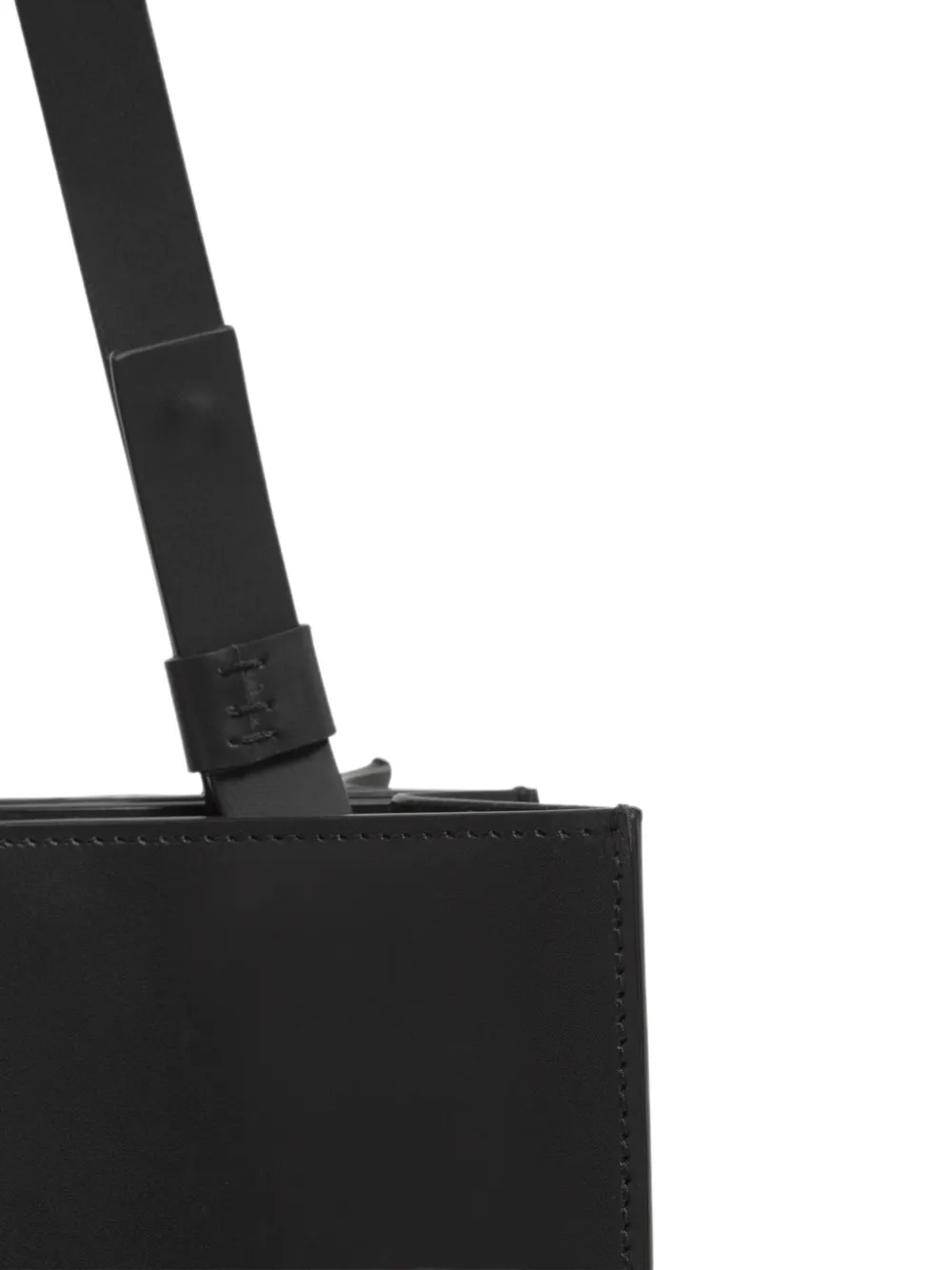 HELIOT EMIL Vespera leren shopper Zwart