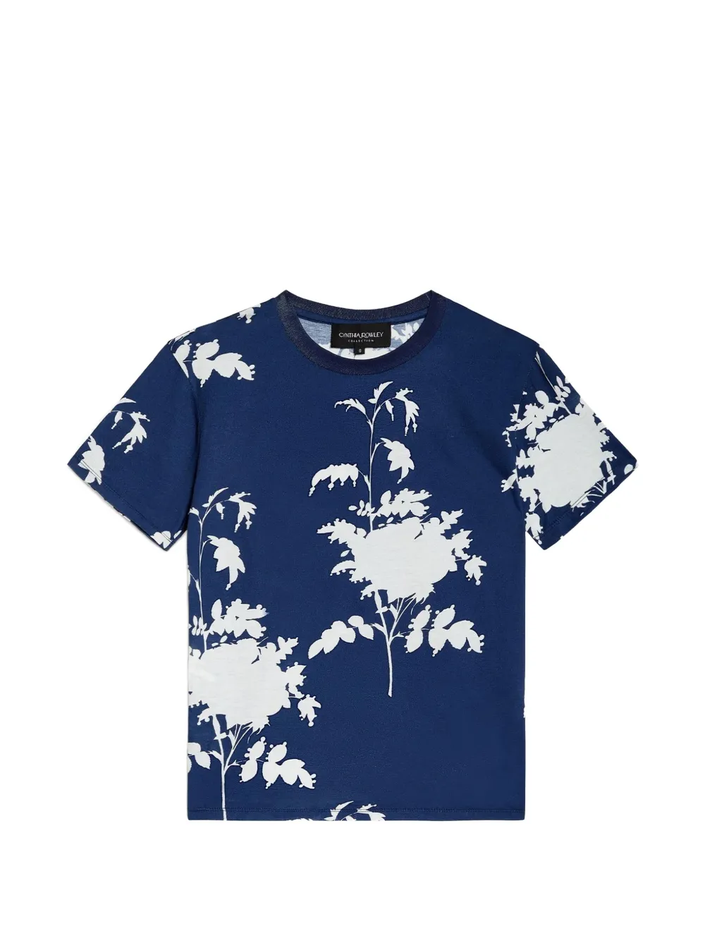 Cynthia Rowley T-shirt met bloemenprint Blauw