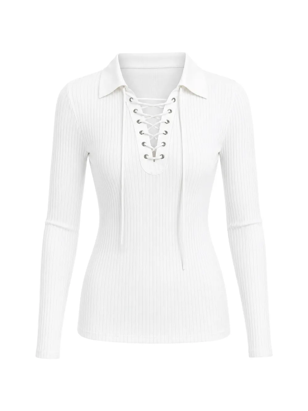 Cynthia Rowley Polo a coste - Bianco