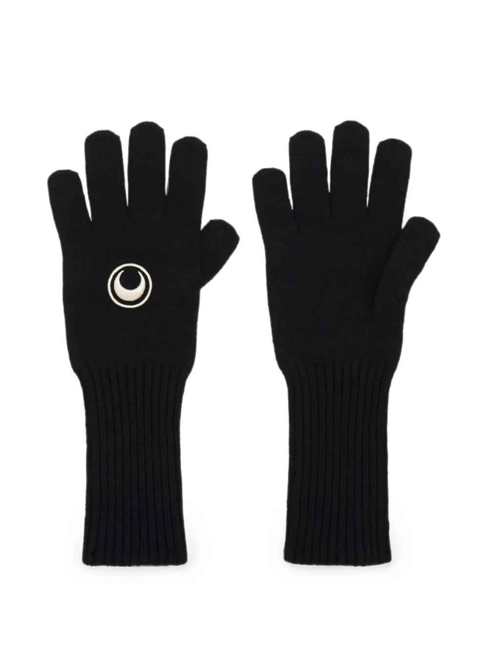 Marine Serre merino wool knit gloves