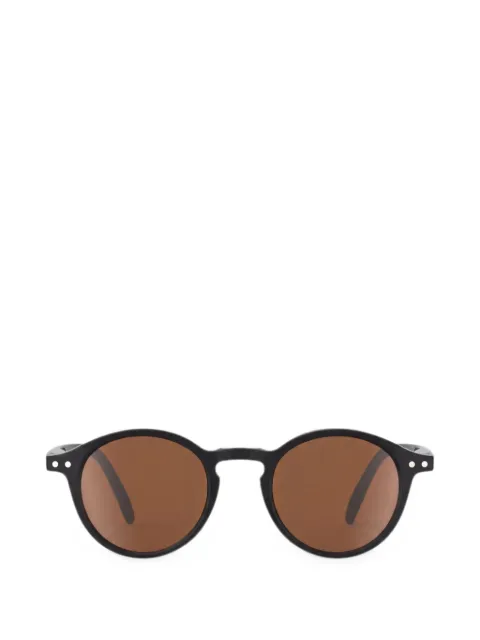 IZIPIZI #d Black Road round-frame sunglasses