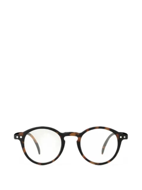 IZIPIZI tortoiseshell-effect round-frame glasses