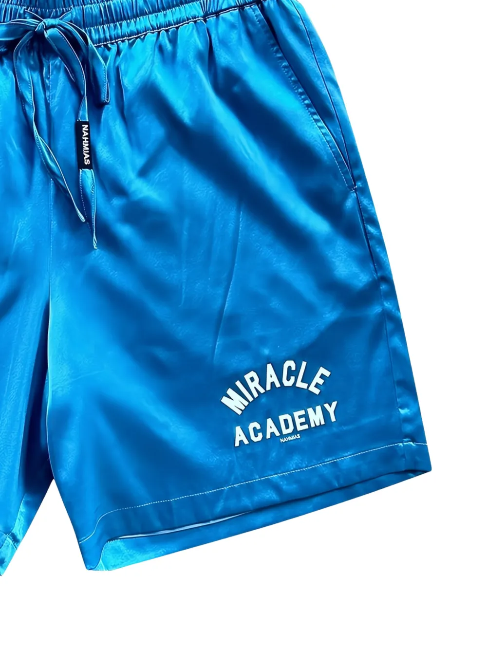 Nahmias Miracle Academy zijden shorts Blauw