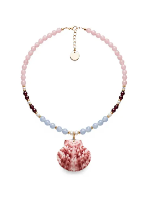MAYOL Swim Shady shell-pendant necklace
