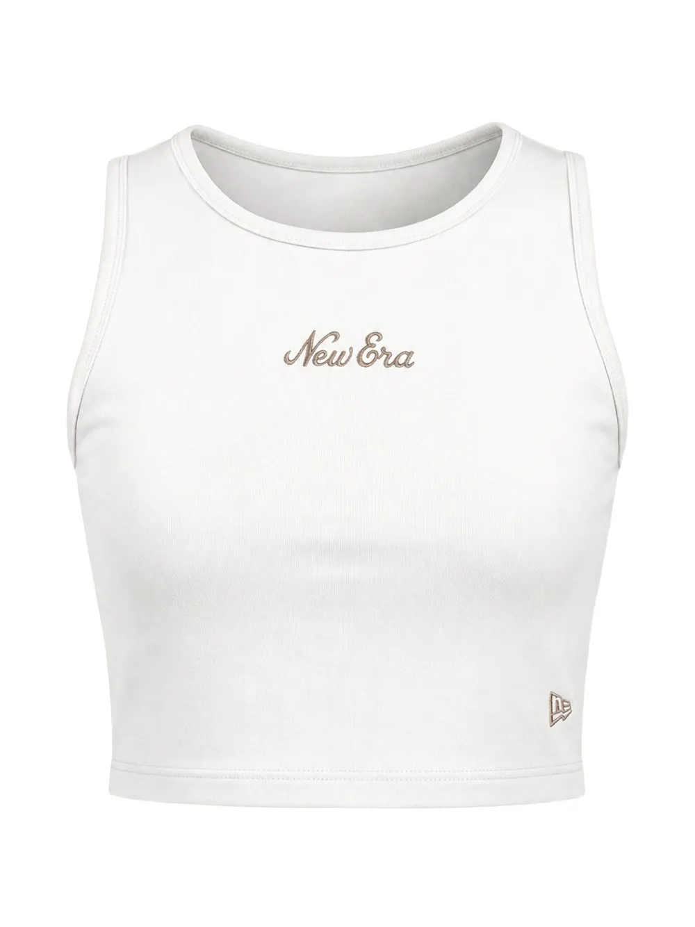 NEW ERA CAP Cropped-Tanktop mit Logo-Stickerei - Weiß