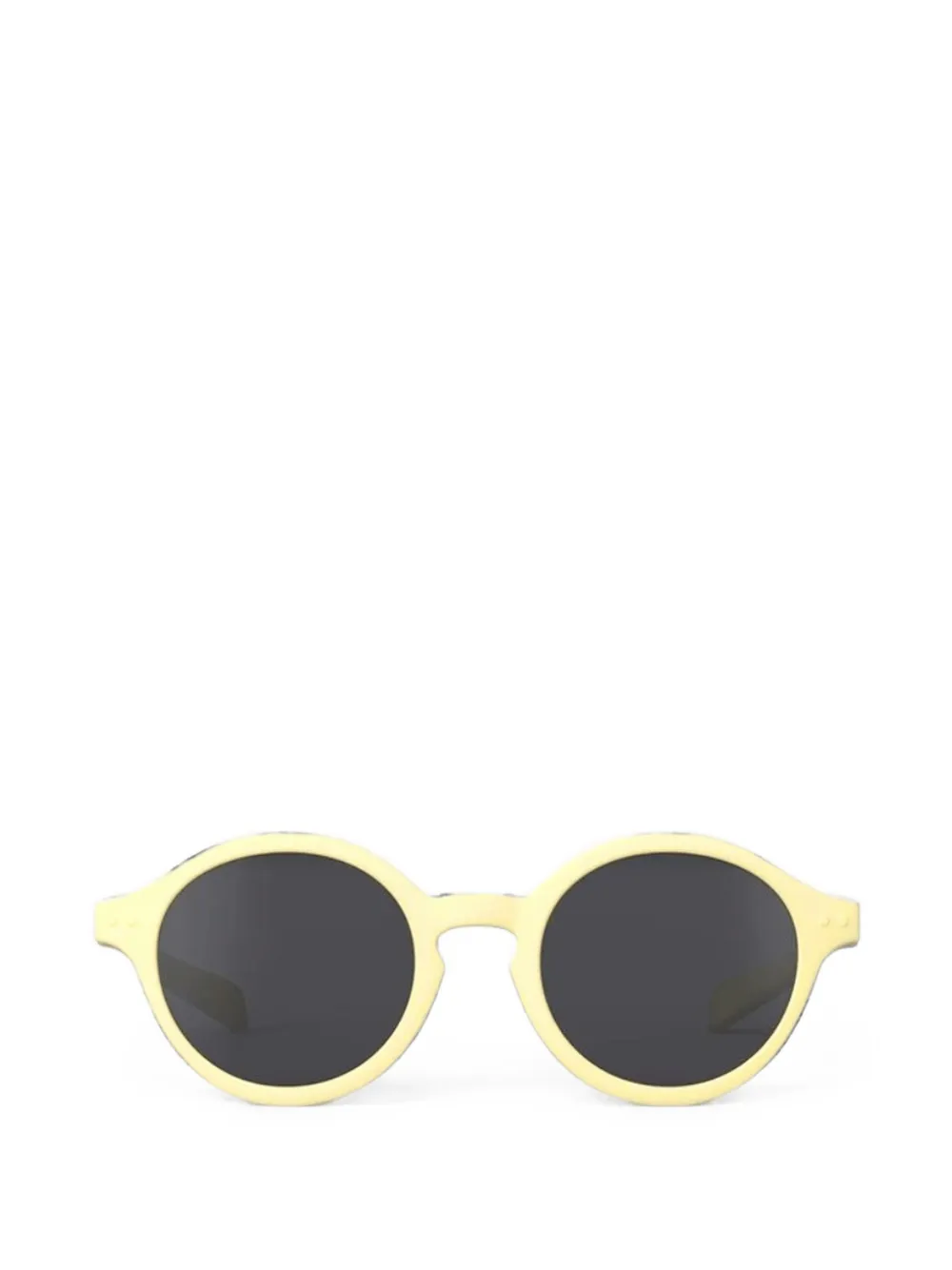 IZIPIZI round-frame logo-print sunglasses - Gelb