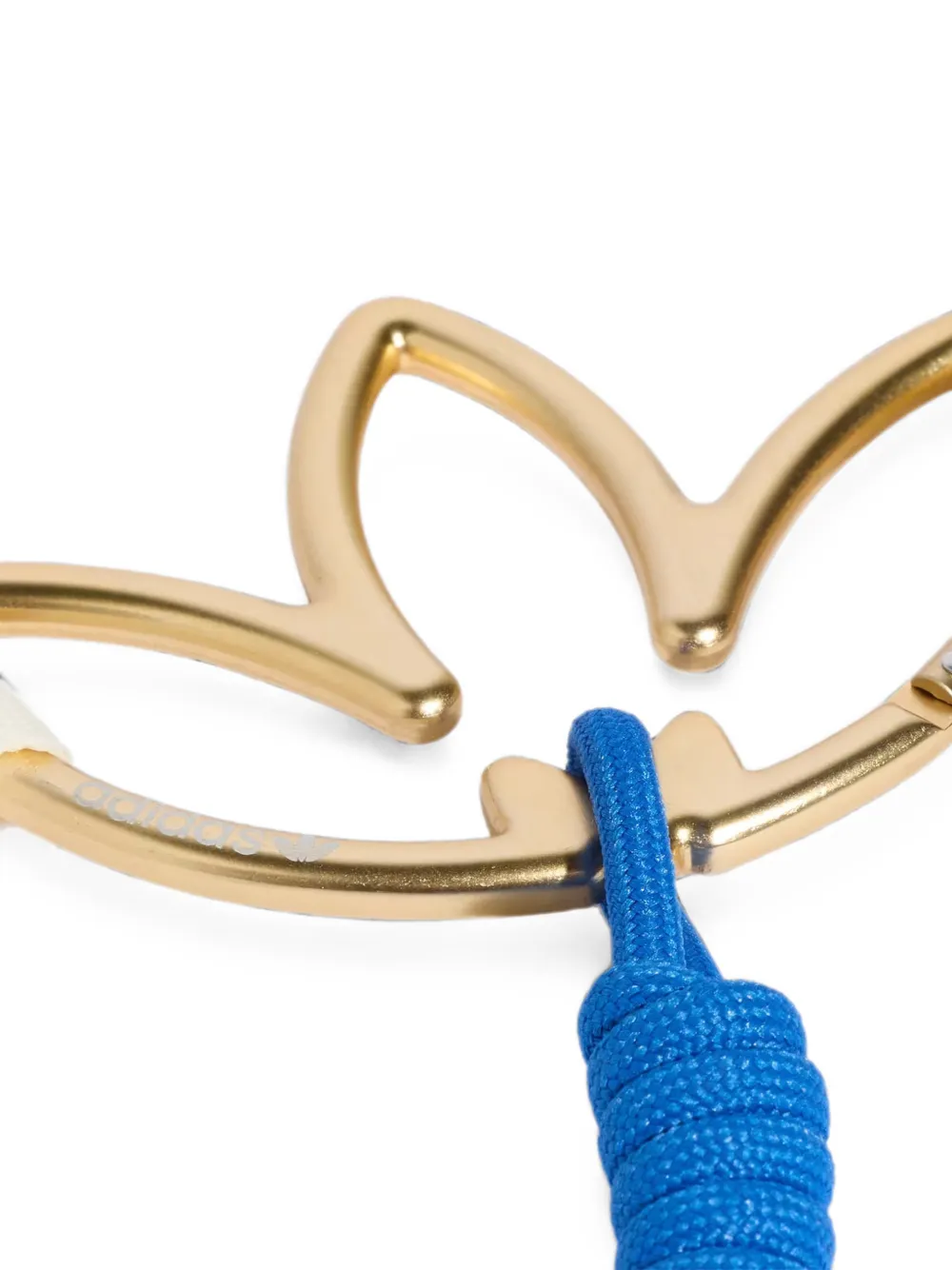 adidas Trefoil carabiner keychain Goud