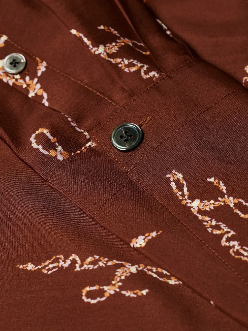 Paul Smith Overhemd met Love-print Bruin